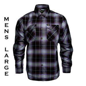 DIXXON FLANNEL x ANTHRAX Collab - SPREADING THE DISEASE Flannel - Men's Large